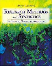 Cover of: Research Methods and Statistics by Sherri L. Jackson, Sherri L. Jackson