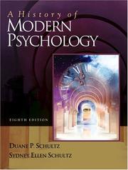Cover of: A History of Modern Psychology by Duane P. Schultz, Sydney Ellen Schultz