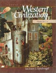 Cover of: Western Civilization: Volume I by Jackson J. Spielvogel