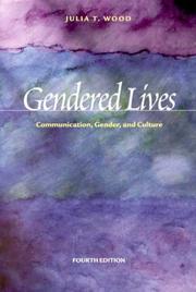 Cover of: Gendered Lives  by Julia T. Wood