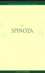 Cover of: On Spinoza by Diana Burns Steinberg