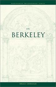 Cover of: On Berkeley by Bruce Umbaugh