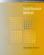 Readings in Social Research by Diane Kholos Wysocki