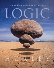 Cover of: A Concise Introduction to Logic (with CD-ROM) (Concise Introduction to Logic) by Patrick J. Hurley