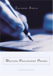 Cover of: Writing Philosophy Papers