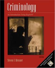Cover of: Criminology by Steven F. Messner