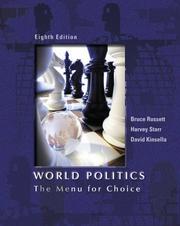 Cover of: World Politics by Bruce Russett, Harvey Starr, David Kinsella