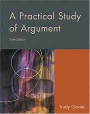 Cover of: A practical study of argument