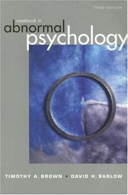 Cover of: Casebook in Abnormal Psychology