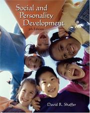 Cover of: Social and personality development by David R. Shaffer