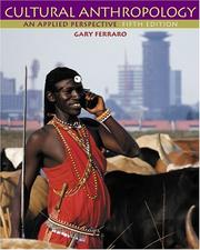 Cover of: Cultural Anthropology by Gary Ferraro