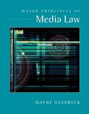 Cover of: Major Principles of Media Law, 2006 Edition