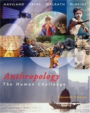 Cover of: Anthropology: The Human Challenge