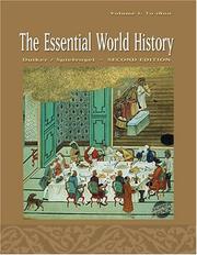 Cover of: The Essential World History, Volume I: To 1800 (with CD-ROM and InfoTrac)