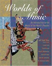 Cover of: Worlds of Music: An Introduction to the Music of the World's Peoples, Shorter Version (with CD-ROM)