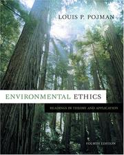 Cover of: Environmental Ethics by Louis P. Pojman