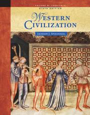 Cover of: Western Civilization: Volume B by Jackson J. Spielvogel