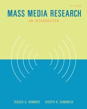 Cover of: Mass media research: an introduction