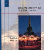 Cover of: Engineering mechanics: an introduction to statics