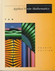 Cover of: Applied finite mathematics by Soo Tang Tan, Soo Tang Tan