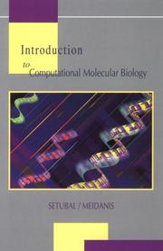 Cover of: Introduction to computational molecular biology