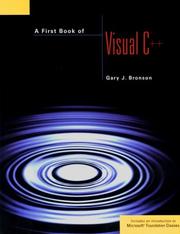 Cover of: A First Book of Visual C++ (West Computer Science)