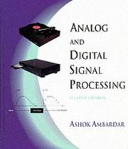 Cover of: Analog and digital signal processing by Ashok Ambardar