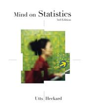 Front cover of Mind on statistics by Jessica M. Utts