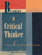Cover of: Becoming a Critical Thinker: A Guide for the New Millennium