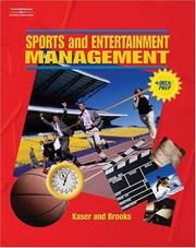Cover of: Sports and Entertainment Management