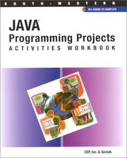 Cover of: Java Programming Projects by CEP Inc. CEP Inc.