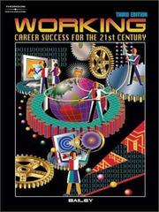 Cover of: Working: career success for the 21st century