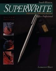 Cover of: SuperWrite by A. James Lemaster, John Baer