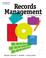 Cover of: Records Management, Text/Disk Package