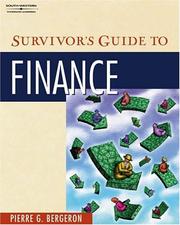 Cover of: Survivor's Guide to Finance by Pierre G. Bergeron