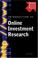 Cover of: Introduction to Online Investment Research (Business Research Solutions Series)