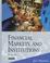 Cover of: Financial markets and institutions