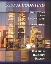 Cover of: Cost Accounting | Jesse T. Barfield