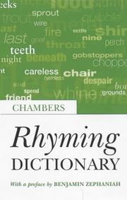 Cover of: Rhyming Dictionary