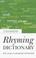 Cover of: Rhyming Dictionary