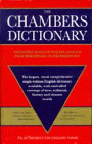 Cover of: The Chambers dictionary