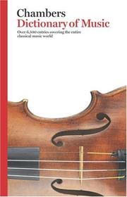Cover of: Chambers Dictionary of Music (Dictionary)