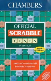 Cover of: Chambers Official Scrabble Lists (Scrabble)