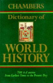 Cover of: Chambers Dictionary of World History