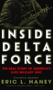 Cover of: Inside Delta Force by Eric L. Haney