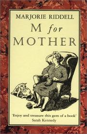 Cover of: M for Mother
