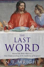 Cover of: The last word by N. T. Wright