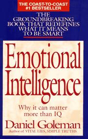 Cover of: Emotional intelligence by Daniel Goleman