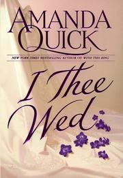 Cover of: I thee wed by Jayne Ann Krentz