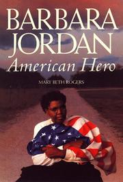 Cover of: Barbara Jordan: American hero